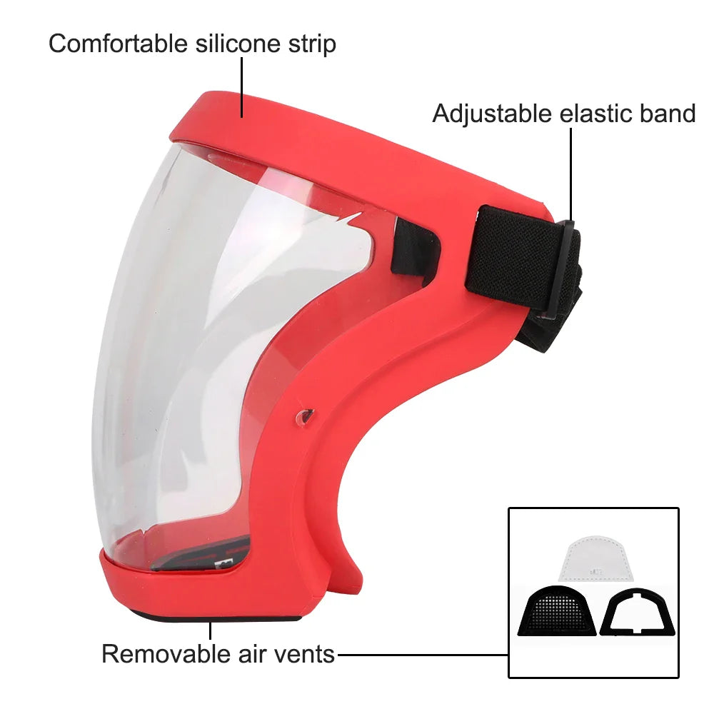 NICEYARD Full Face Shield – Anti-Fog, Oil-Splash Proof & Filters
