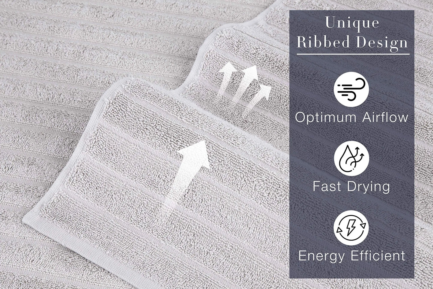 Extra Large Turkish Bath Towel | 27x55" Premium Cotton Quick-Dry