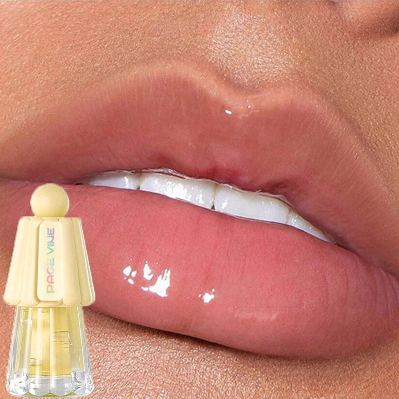 Crystal Jelly Lip Oil – Clear Hydrating Glass Lip Gloss