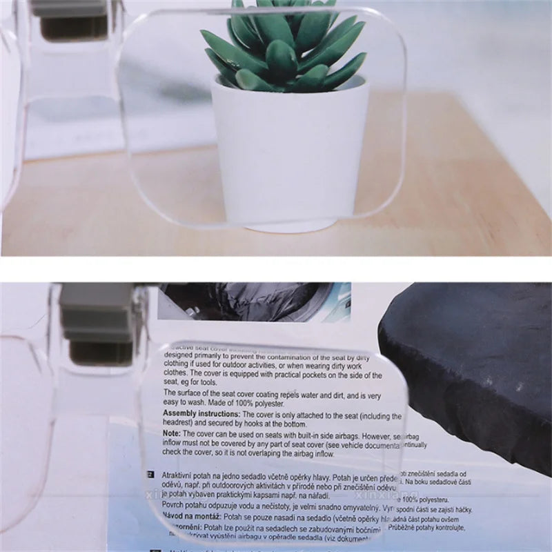 2x Magnifier Glass Magnifying Glasses with Clip For Clip On Flip Up Spectacles Magnification Magnifier, Clip On Eyeglass Loupe Peaceful Pleasures Health and Wellness
