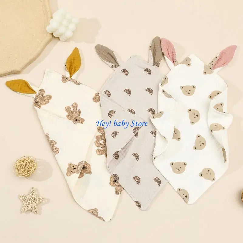 Baby Muslin Washcloths | Organic Cotton Soft Infant Face Towel