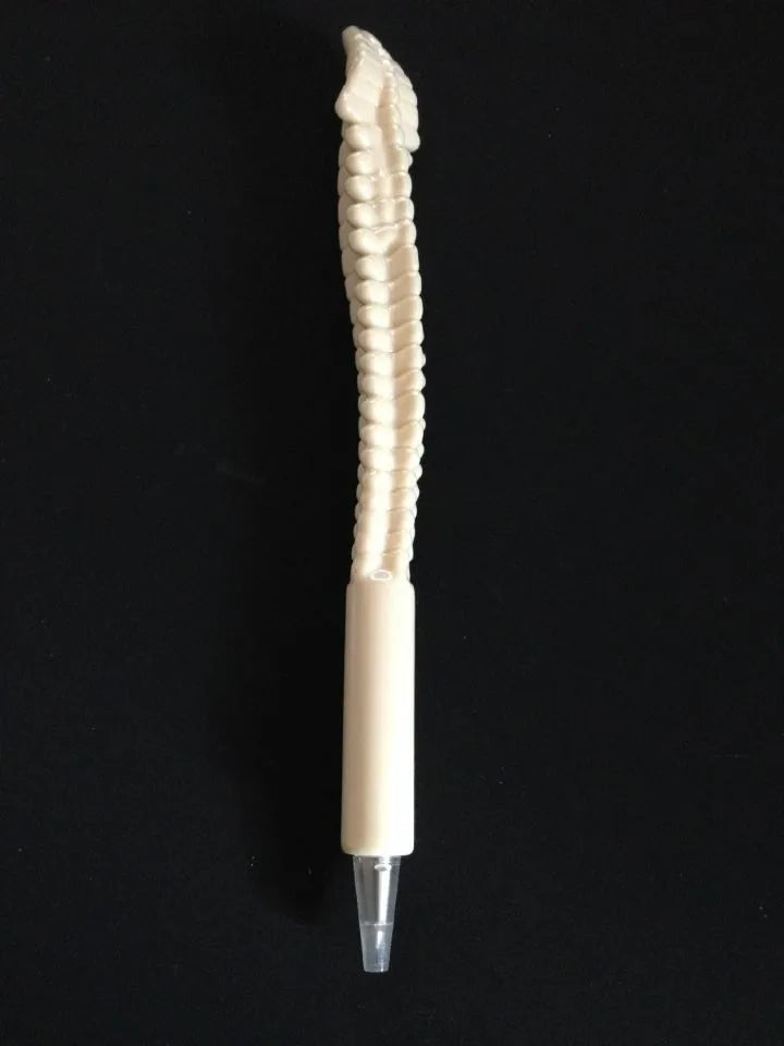 Bone Ballpoint Pen, Novelty Skeleton Ballpoint Pens, Beige Bone Shape Pens for School Office Halloween Birthday Party Peaceful Pleasures Health and Wellness black C