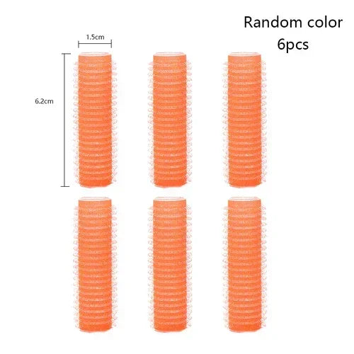 Hair Rollers Self Grip Hook Hair Curlers Heatless Roller Salon Dressing Curlers Jumbo Size Sticky Hair Styling Tools Peaceful Pleasures Health and Wellness 6pc random 13