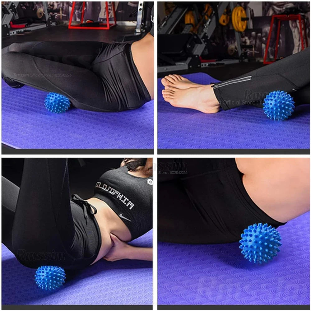 Hedgehog Massage Ball Yoga Fascia Ball Sports Fitness Muscle Relaxation Massage Stick Shoulder Neck Leg Sole Meridian Ball Peaceful Pleasures Health and Wellness