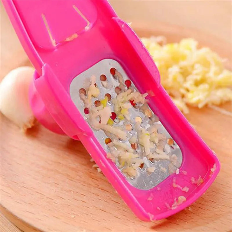 Multi Functional Garlic Grinder Household Accessories Creative Garlic Puree Maker Kitchen Cooking Tool Plastic Garlic Pestle New Peaceful Pleasures Health and Wellness