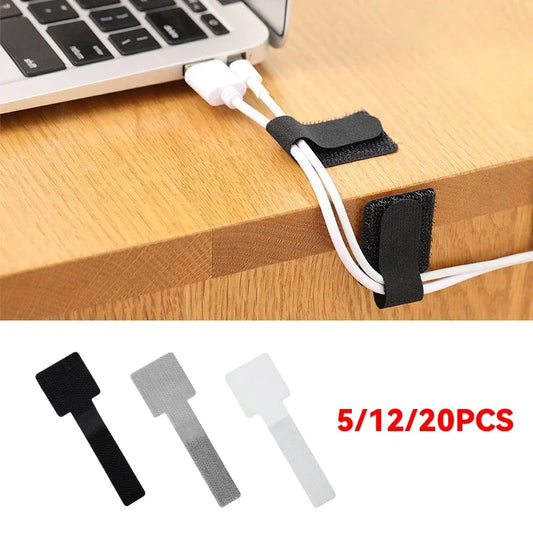 Reusable Nylon Cable Ties & Cord Management Organizer Cable Management Ties Peaceful Pleasures Health and Wellness