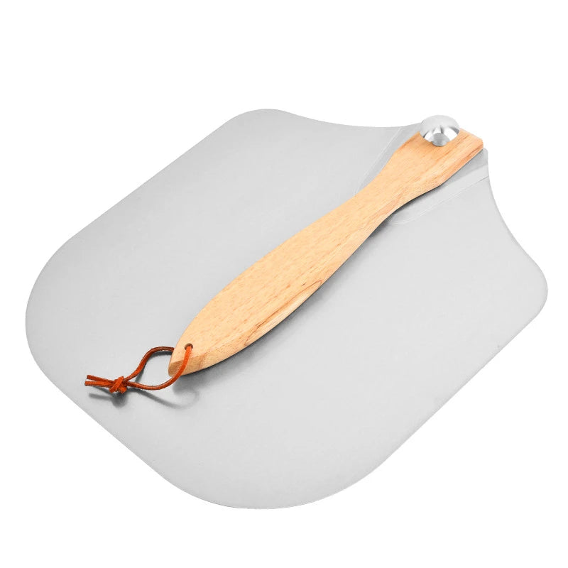 Big Pizza Perforated Shovel Paddle Short Handle for Oven Turning Peel Kitchen Tools Nonstick Pizza Baking Peaceful Pleasures Health and Wellness