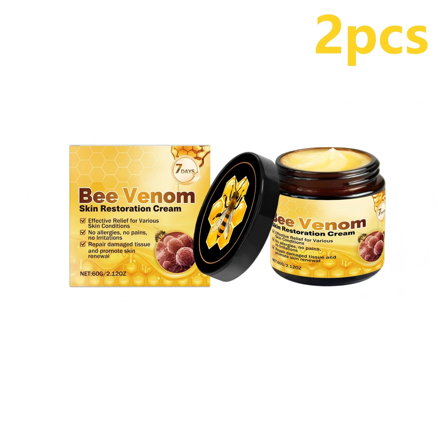 Bee Venom Cream 60g | Moisturizing & Skin Smoothing Body Cream