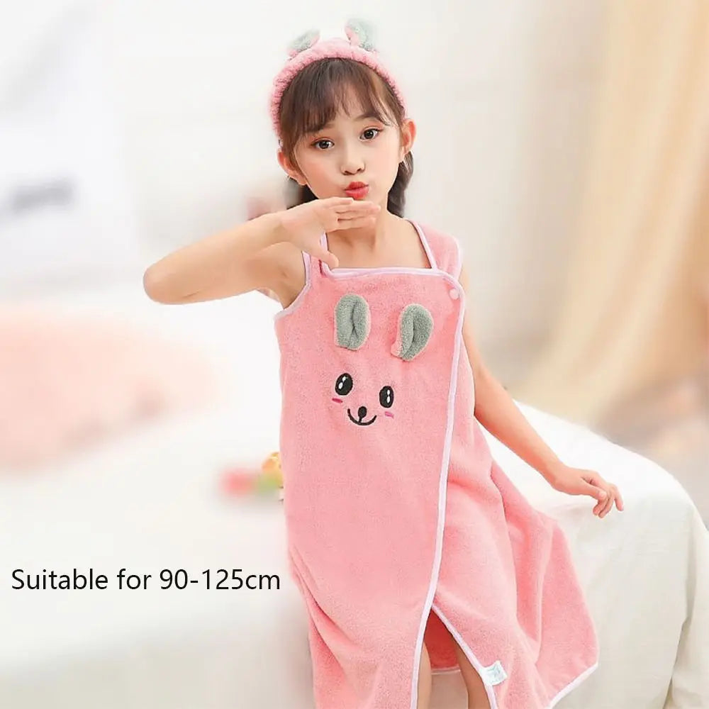 High Grade Beach Towel Children's Bath Towel Coral Fleece Bathrobes Baby Bathrobe Super Soft Infant Blanket for Kids Peaceful Pleasures Health and Wellness pink-S