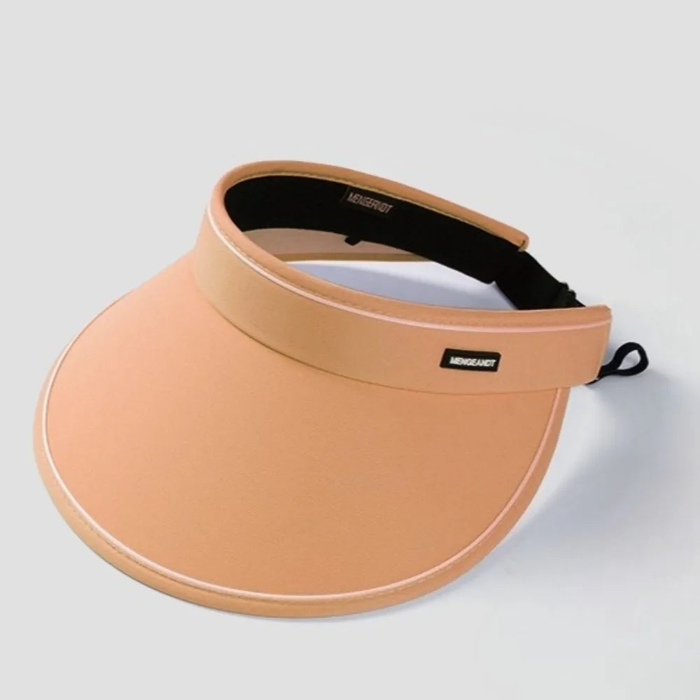Sun Hat Wide Brim Empty Sun Hat Casual Fashion Summer UV Protection Sun Hat Adjustable Size Outdoor Play and Travel Essential Peaceful Pleasures Health and Wellness orange