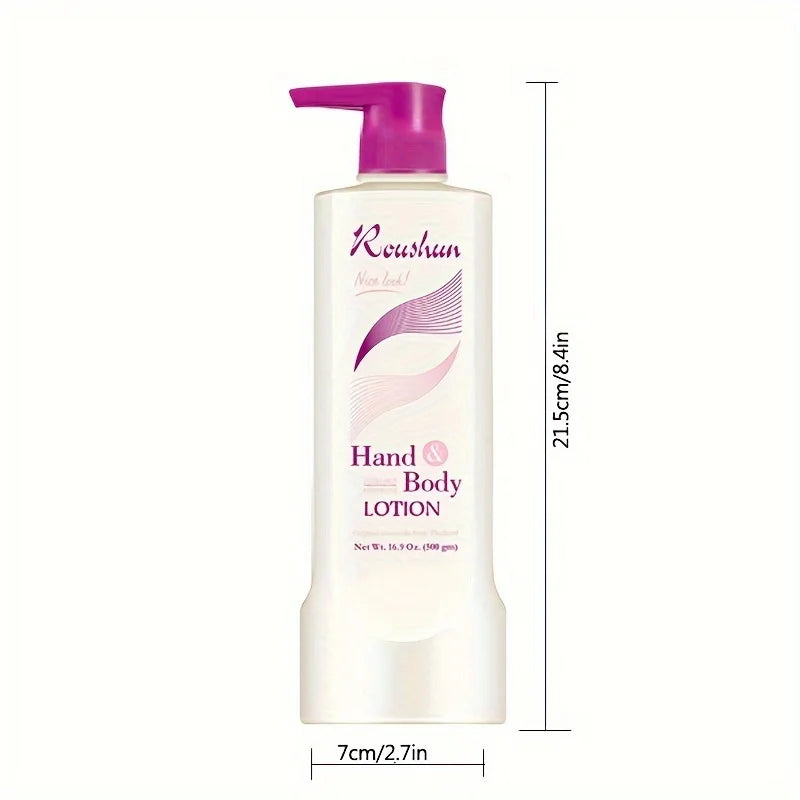 ROUSHUN 500ml Moisturizing Body Lotion – Non-Greasy Formula