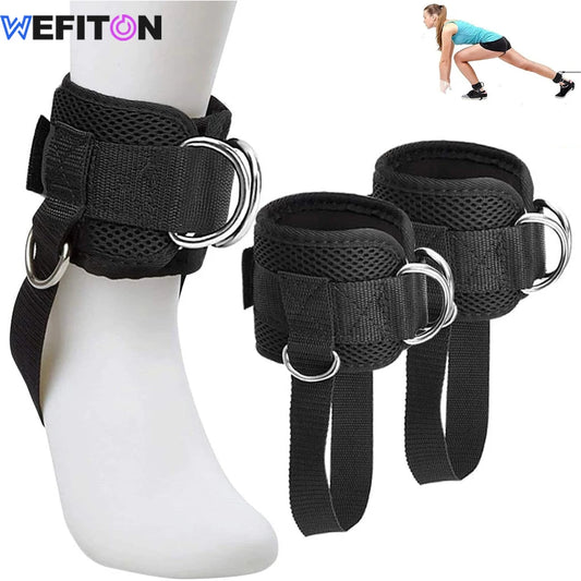 1PCS/2PCS Ankle Straps for Cable Machines Kickbacks - Adjustable Comfort Ankle Cable Attachments for Gym Ankle Cuff Women Men Peaceful Pleasures Health and Wellness