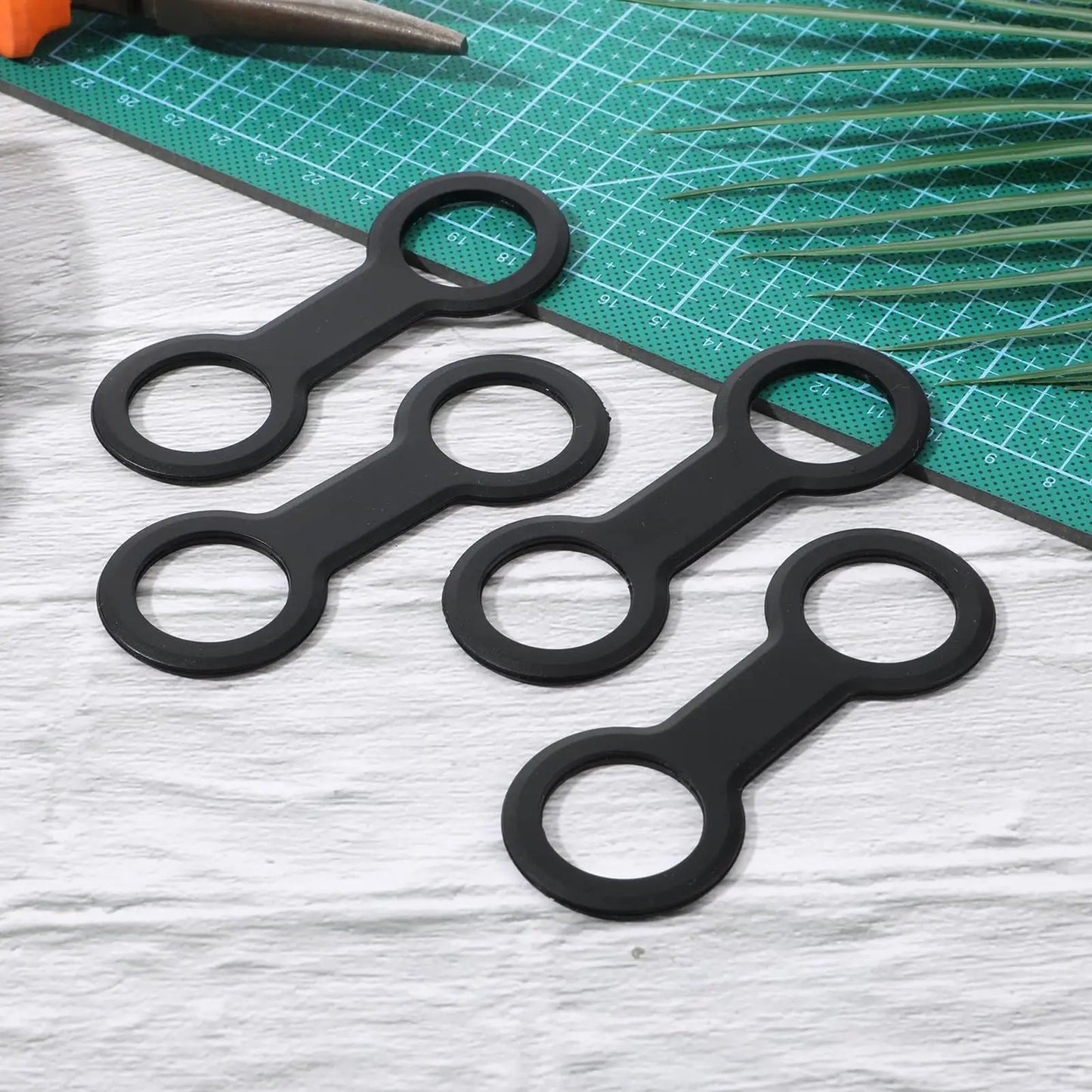 Silicone Snorkel Keeper Clip Quick Release Double-Ring Flexible Retainer for Snorkeling Swimming Beach Vacation Water Activities Peaceful Pleasures Health and Wellness