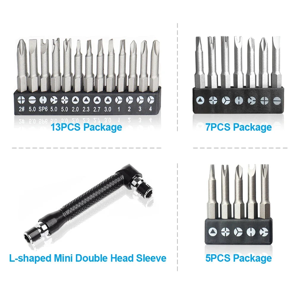 13pcs Special-shaped Screwdriver Set U-shaped Y-Type Triangle Inner Cross Three Points Screwdriver Bit Tool for Home Use Peaceful Pleasures Health and Wellness