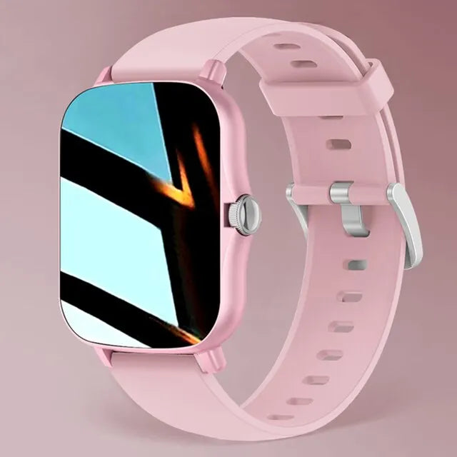New Smart Watch 2.01 Inch HD Display Answer Make Call Message Preview Sport Modes Smartwatch DIY Dial Weather Forecast Men Women Peaceful Pleasures Health and Wellness Pink