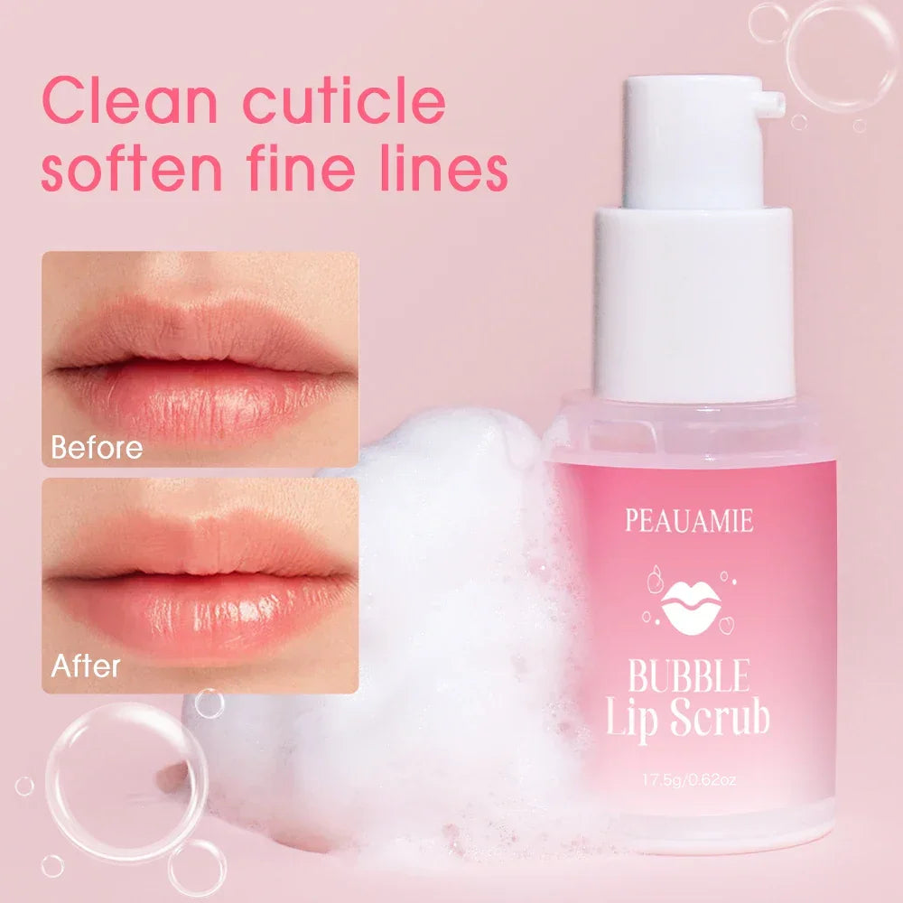 Bubble Lip Scrub – Exfoliating & Moisturizing Lip Care Peaceful Pleasures Health and Wellness