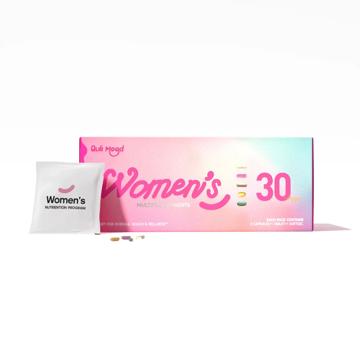 Women’s 5-in-1 Daily Supplement – Multivitamin, Stress, Bone, Skin & Probiotic Support | 30-Day Supply Peaceful Pleasures Health and Wellness 1 Box 30-Day Supply United States