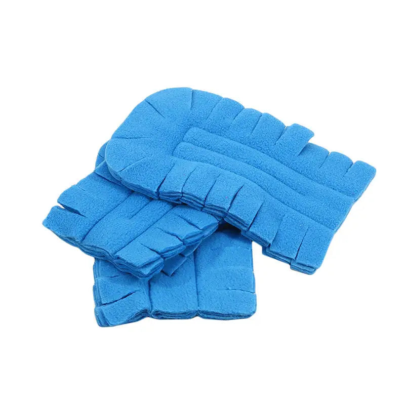 Reusable Duster Replacement Cloths Dry Wet Dual Use Dust Removal Sleeve Washable Pet Hair Household Gap Cleaning Duster Pad Peaceful Pleasures Health and Wellness Blue