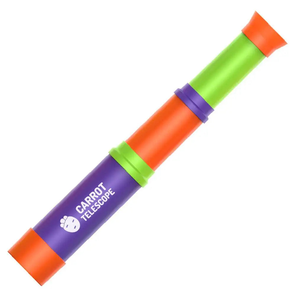 Kids Carrot Telescope – 8X Magnification Retractable Toy