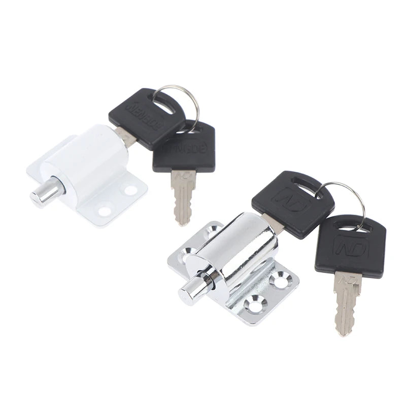 Alloy 2 Keys Sliding Door Window Locks Baby Child Safety Protection Door Security Lock Catches Push-pull Window Limiter Peaceful Pleasures Health and Wellness