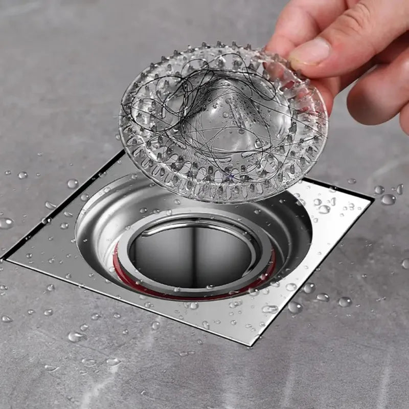 Iceberg Mesh Drain Hair Catcher 10/20 Pack – Anti-Clog Sticker