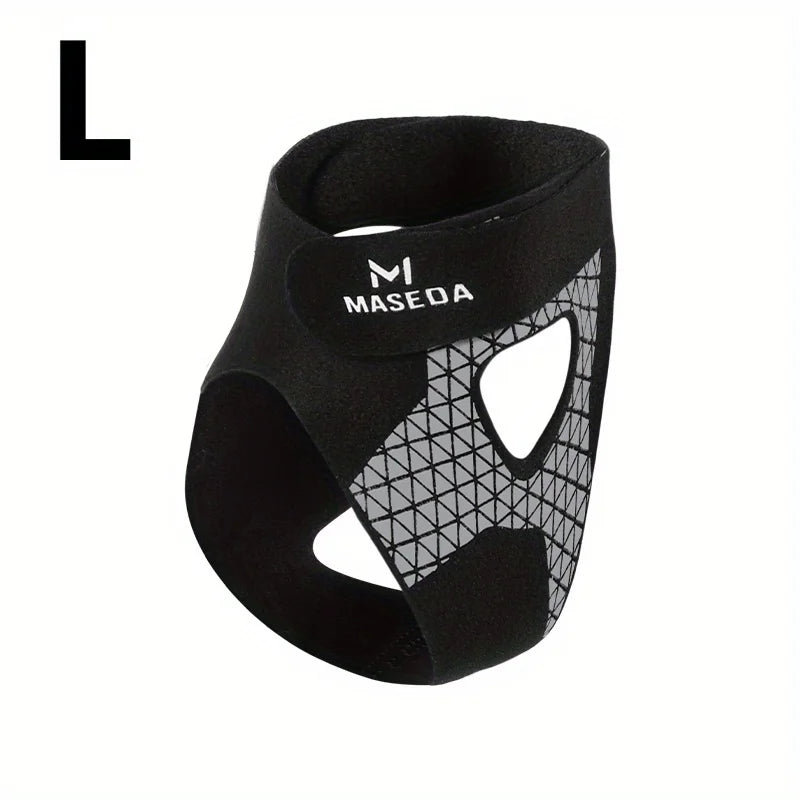 1pc Ultra-Thin Adjustable Ankle Support Brace - Breathable Nylon, Dual-Sided Straps,for Sports,Running, Cycling, Ankle Sleeve, Peaceful Pleasures Health and Wellness L