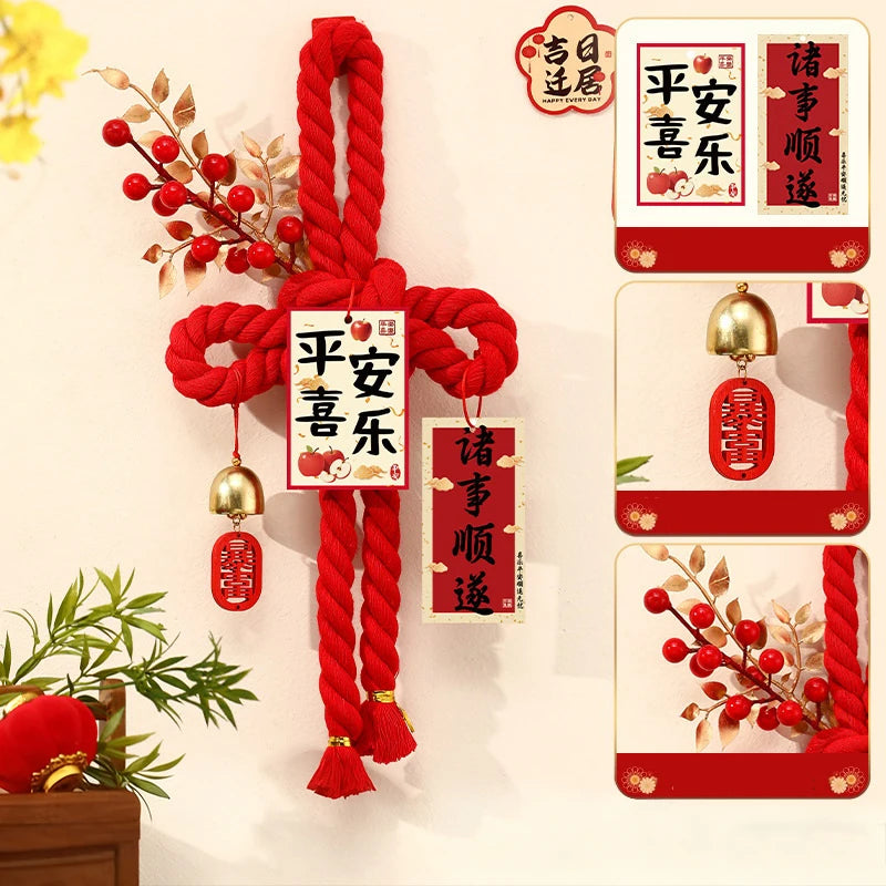2026 Year of the Horse Chinese Knot Door Hanging | New Year Decor