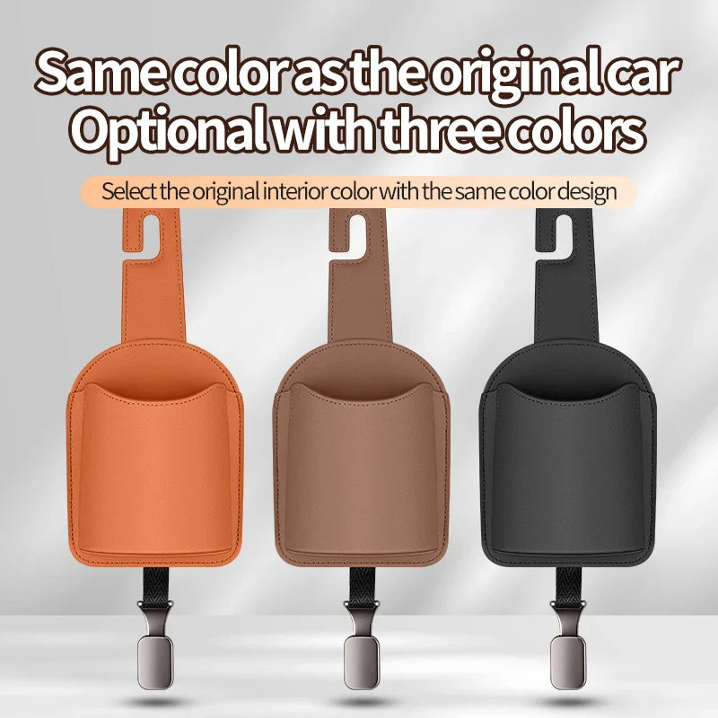 Car Seat Back Hook – Cup Holder, Phone & Bag Organizer