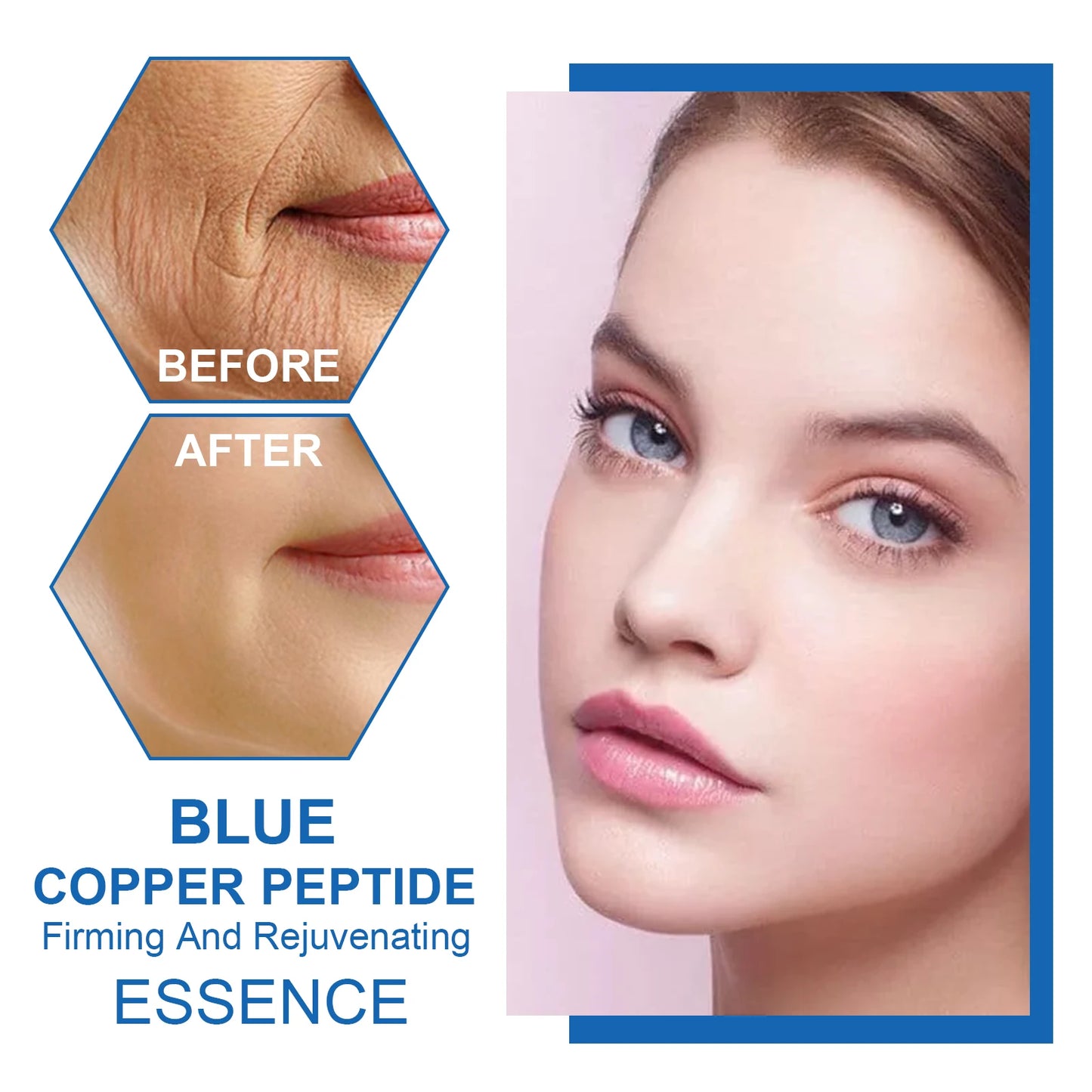 Blue Copper Peptide Anti-Aging Serum | Firm, Lift & Brighten