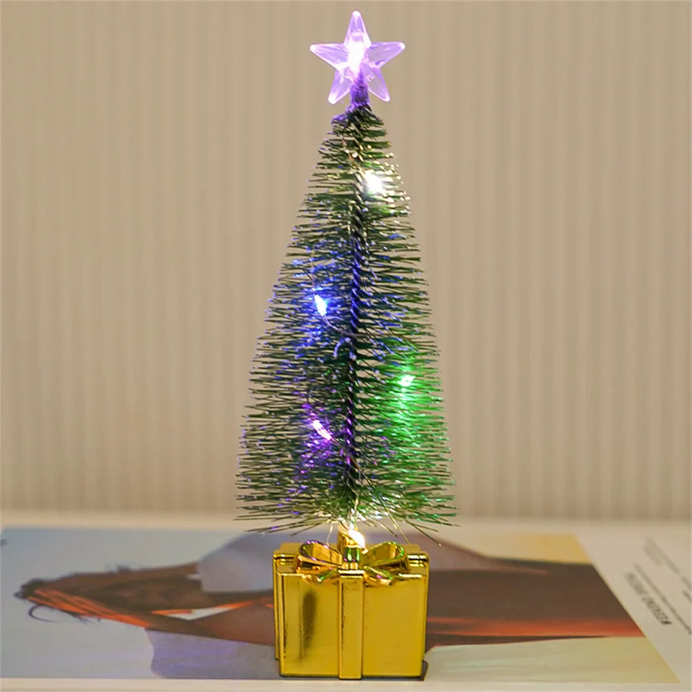 LED Multicolor Mini Christmas Tree Desktop Decoration | Gift