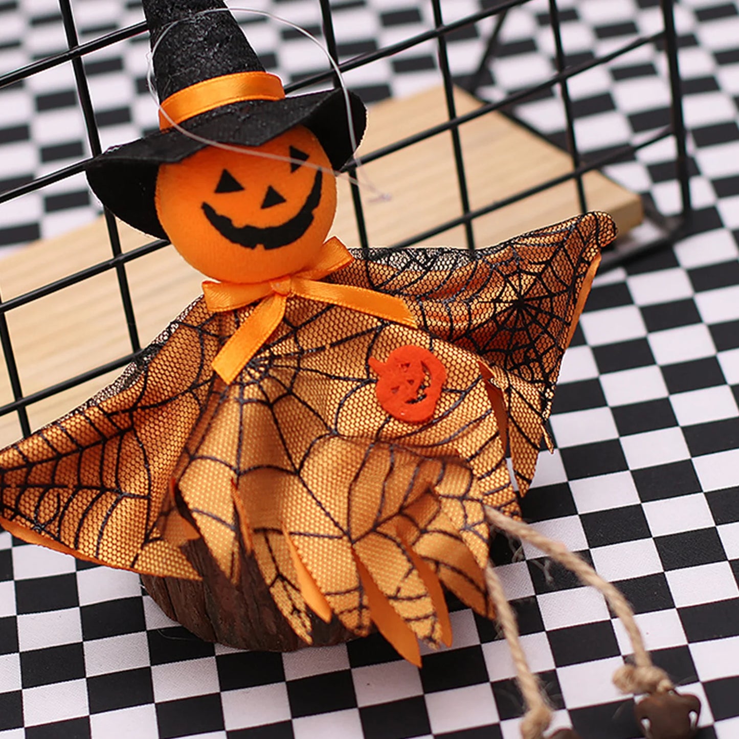 Halloween Hanging Decor Tree Ornaments Pumpkin Ghost Witch Pendant for Home Indoor Outdoor Party Peaceful Pleasures Health and Wellness