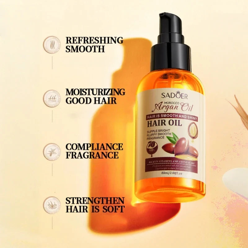 Moroccan Argan Oil Hair Conditioner 80ml – Smooth & Frizz-Free