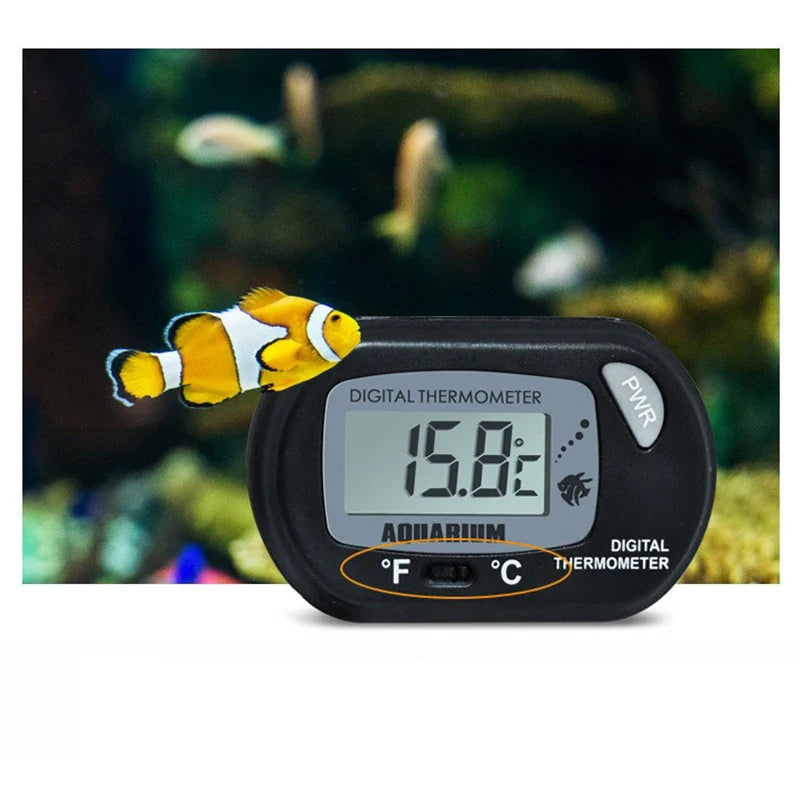 Digital Aquarium Thermometer – LED Display & Waterproof Sensor