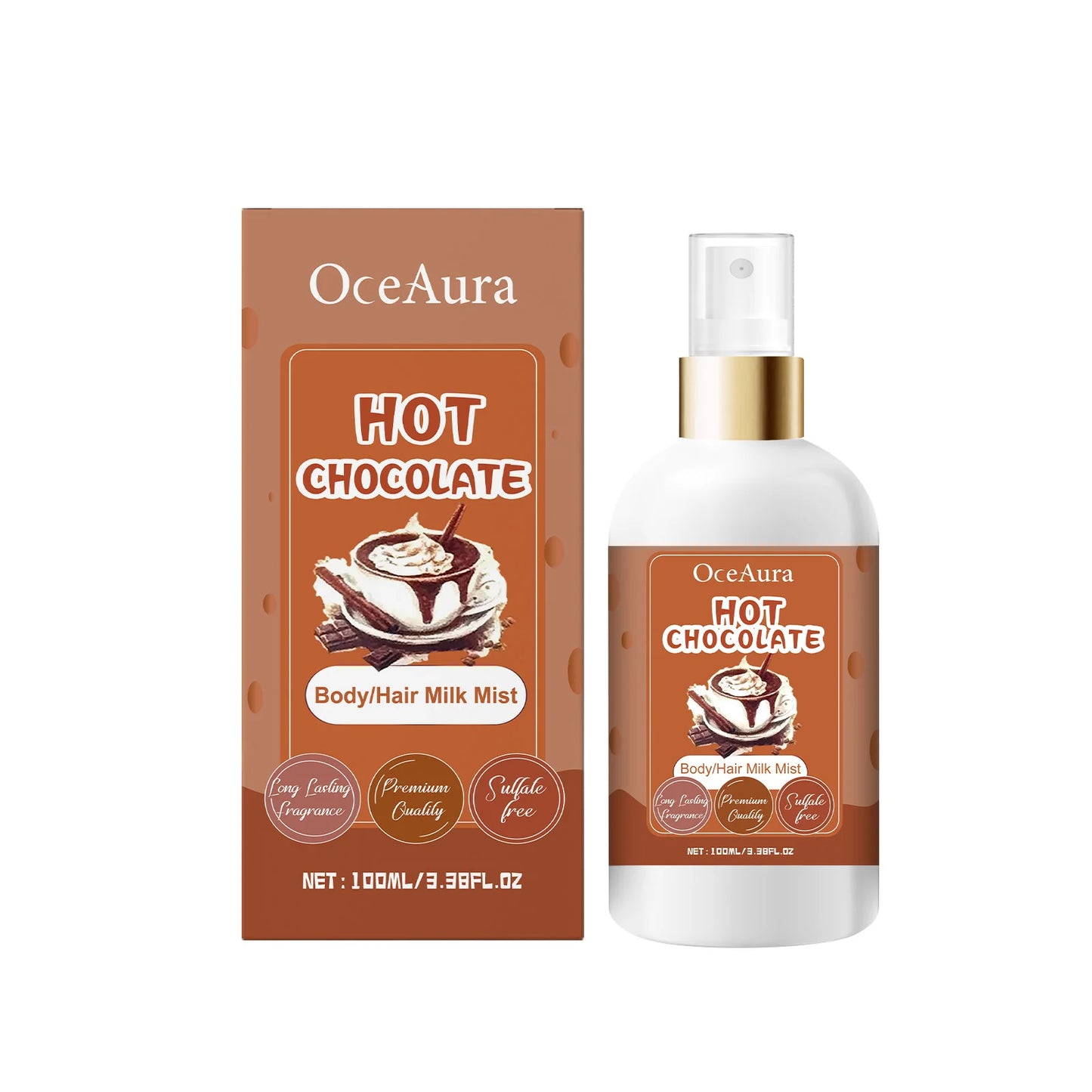 OceAura Strawberry Body Spray | Moisturizing Fragrance Mist 100ml