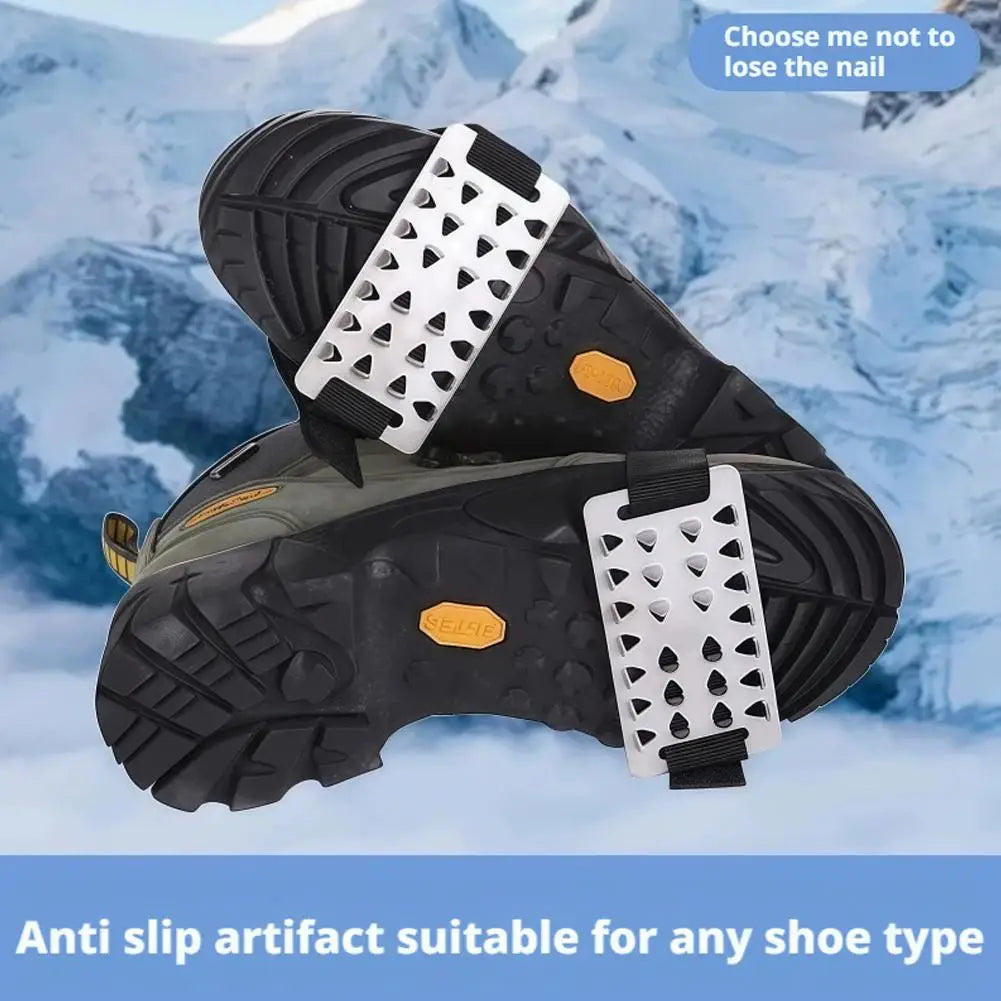 Ice Grip Crampons Anti-Slip Snow Shoe Covers – 1 Pair
