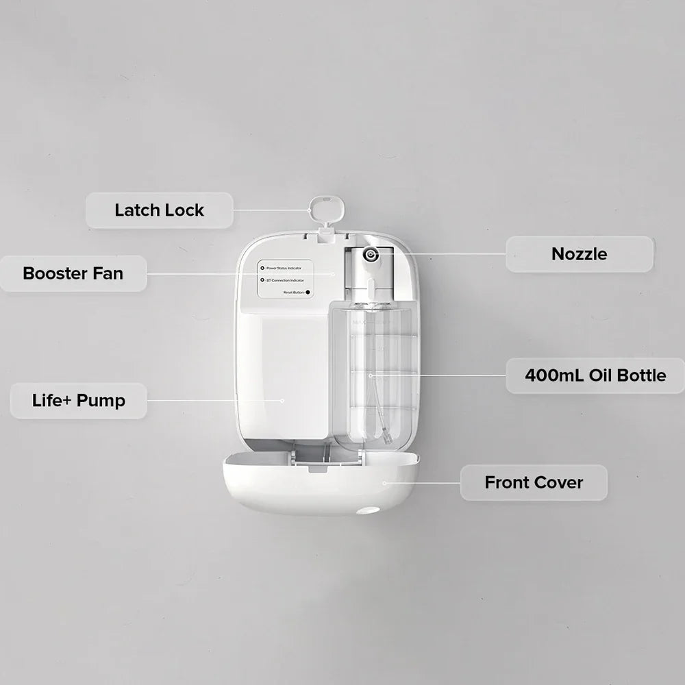 NAMSTE Bluetooth Waterless Oil Diffuser – 2,000 Sq Ft Peaceful Pleasures Health and Wellness