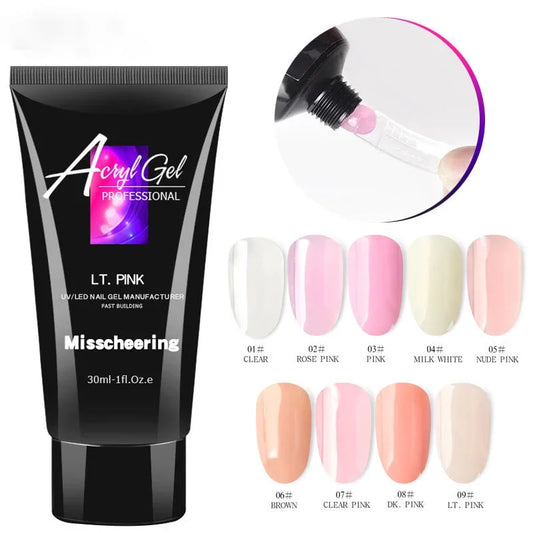 Poly Nail Extension Builder Gel UV/LED – 15ml & 30ml Nail Extension Gel Oasis Select