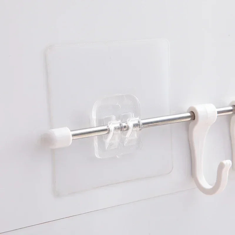 Seamless Adhesive Hooks Transparent Home Acrylic Strong Self Adhesive Hooks Bathroom Kitchen Claw Buckle Hanger Wall 2030 Peaceful Pleasures Health and Wellness