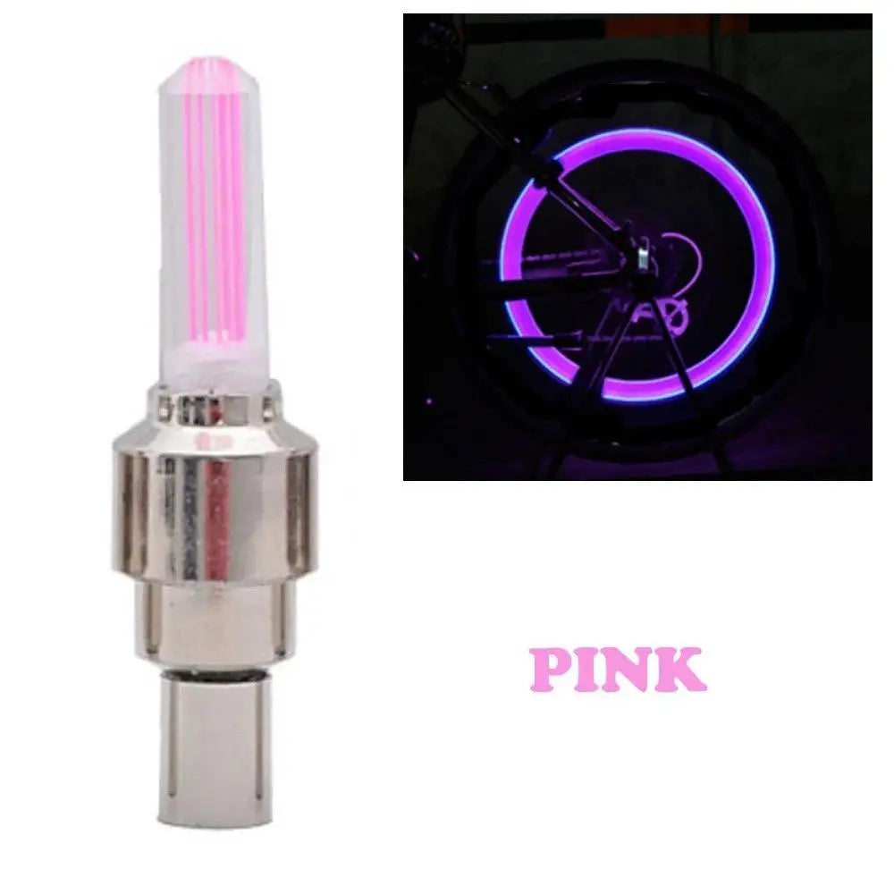 LED Bicycle Valve Light for Night Riding Safety Peaceful Pleasures Health and Wellness A