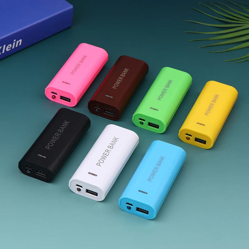 Portable Power Bank Case DIY 2Cell 18650 Battery Box For Smart Phone Charge 5V 1A For 18650 Battery With Indicator Light Peaceful Pleasures Health and Wellness