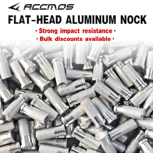 30 ID6 Flat-head Aluminum Alloy Arrow Nock Inner Diameter Outer Shaft Peaceful Pleasures Health and Wellness