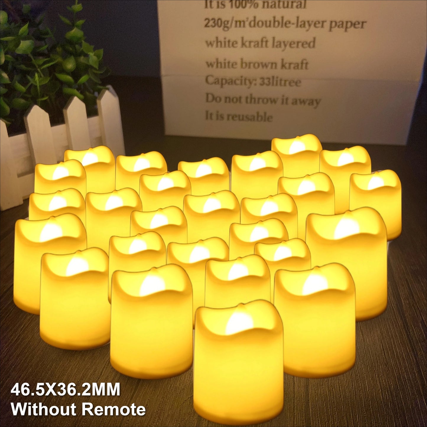 12Pcs Flameless LED Tea Lights Realistic Battery Operated Candles Tealights Electric Candles for Halloween Weddings Christmas Peaceful Pleasures Health and Wellness F Light Grey