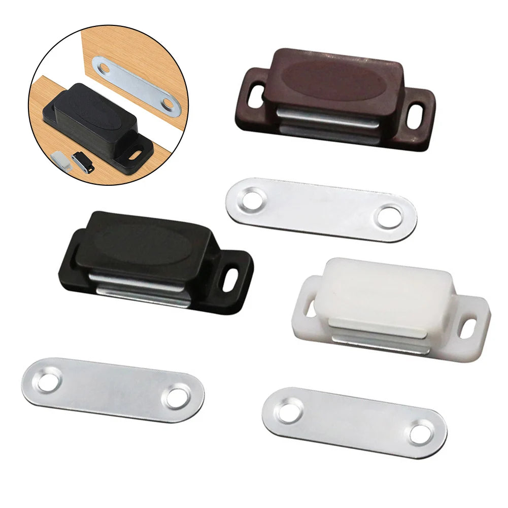 Magnetic Cabinet Catches ABS Plastic Magnet Door Closer Kitchen