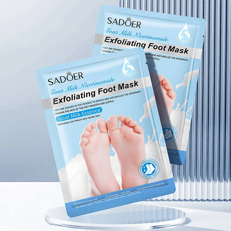 1 Pair Exfoliating Feet Mask Exfoliating Foot Peel Mask Socks Pedicure Peeling Dead Skin Remover Feet Mask Peel Moisturizing Peaceful Pleasures Health and Wellness