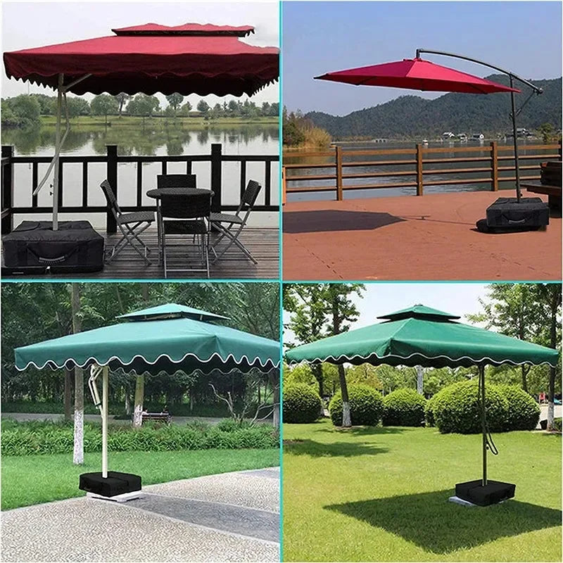 Shade Accessories Heavy Weight Bag Wind-Proof Sun Umbrella Base Umbrella Sandbag Parasol Base Stand Fixed Sandbag Peaceful Pleasures Health and Wellness