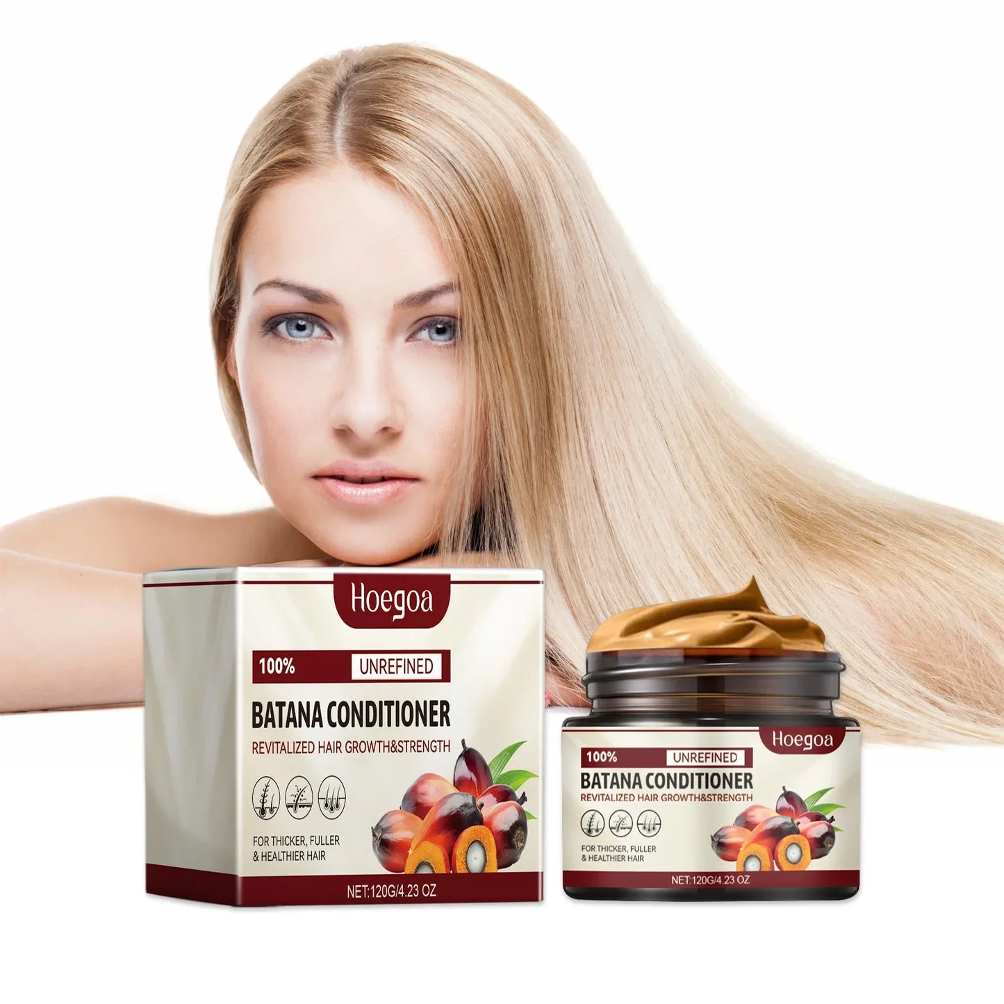HOEGOA Batana Oil Hair Conditioner – Repair & Moisturize