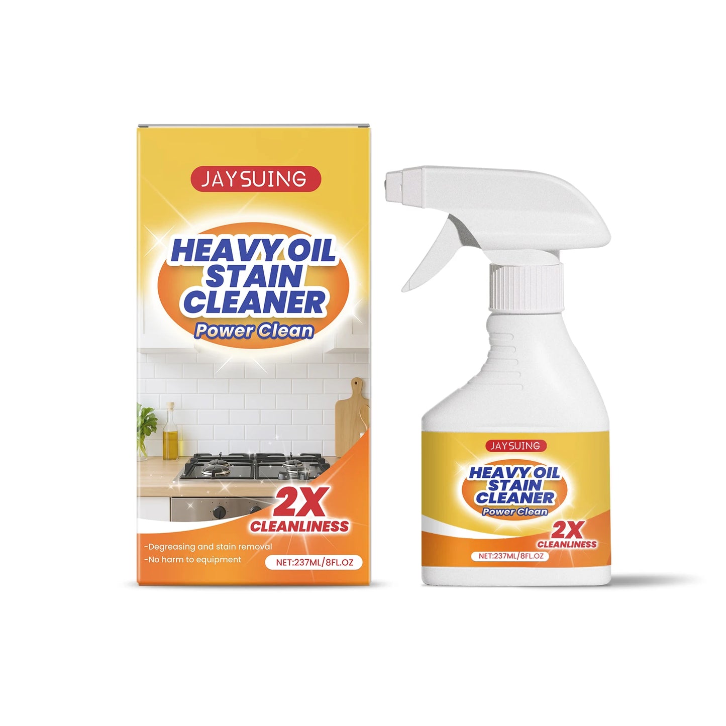 237ml Heavy Duty Kitchen Degreaser | Oil Stain Cleaner Spray