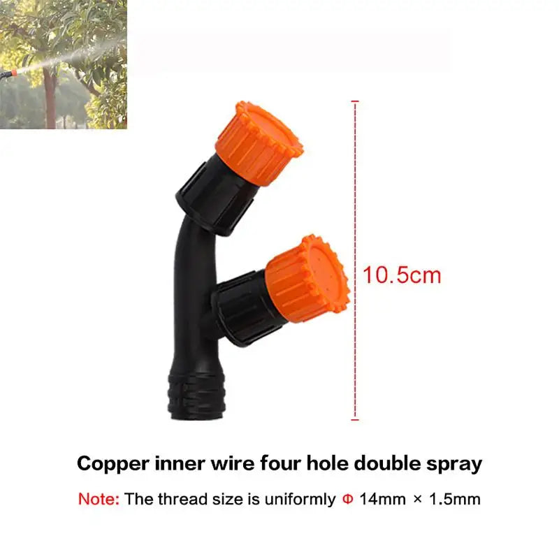 1/2/3 High Pressure Atomizing Adjustable Nozzle Atomizer Garden Yard Farm Plants Irrigation Pesticide Spraying Sprinkler Peaceful Pleasures Health and Wellness B