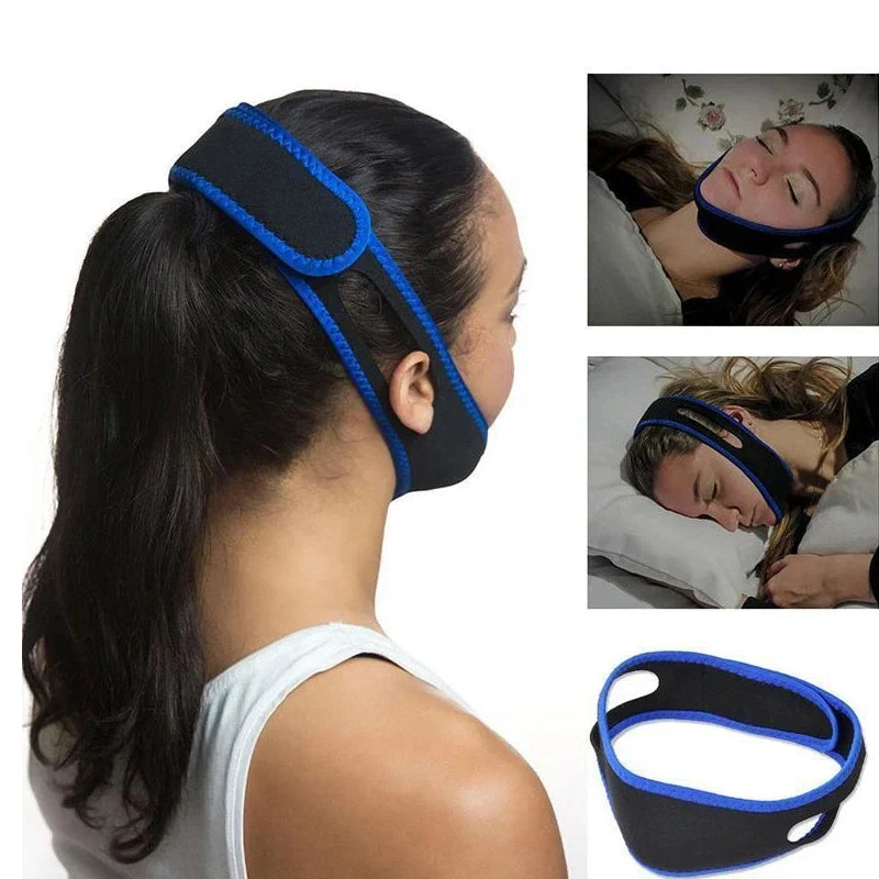 1 adjustable anti-snoring belt, anti-snoring chin support belt, facial lifting and stretching belt Peaceful Pleasures Health and Wellness