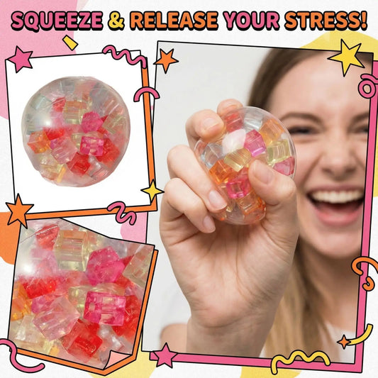 Squishy Stress Relief Ball – Soft Sensory Fidget Toy for Kids & Adults Stress Relief Toy Oasis Select